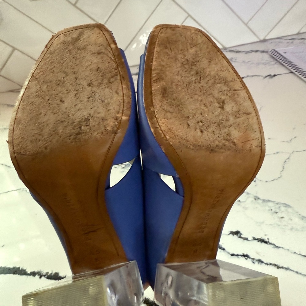 Bcbgeneration Blue Crossover Mules - image 3